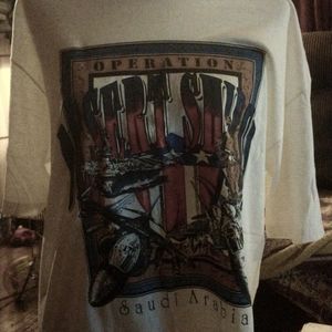 Operation Desert Storm Saudi Arabia Tshirt size L
